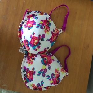 Floral bra 34D